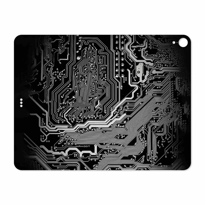 برچسب پوششی ماهوت مدل Black Printed Circuit Board مناسب برای تبلت اپل iPad Pro 12.9 (GEN 3) 2018 A1983
