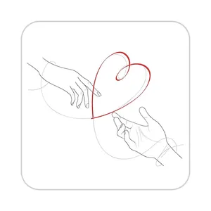 زیر لیوانی کاکتی طرح عاشقانه مدل mp39411