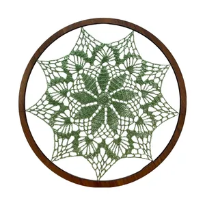 دیوارکوب بافتنی مدل گلبرگ