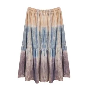 دامن نیم کلوش زنانه مدل ابروبادی