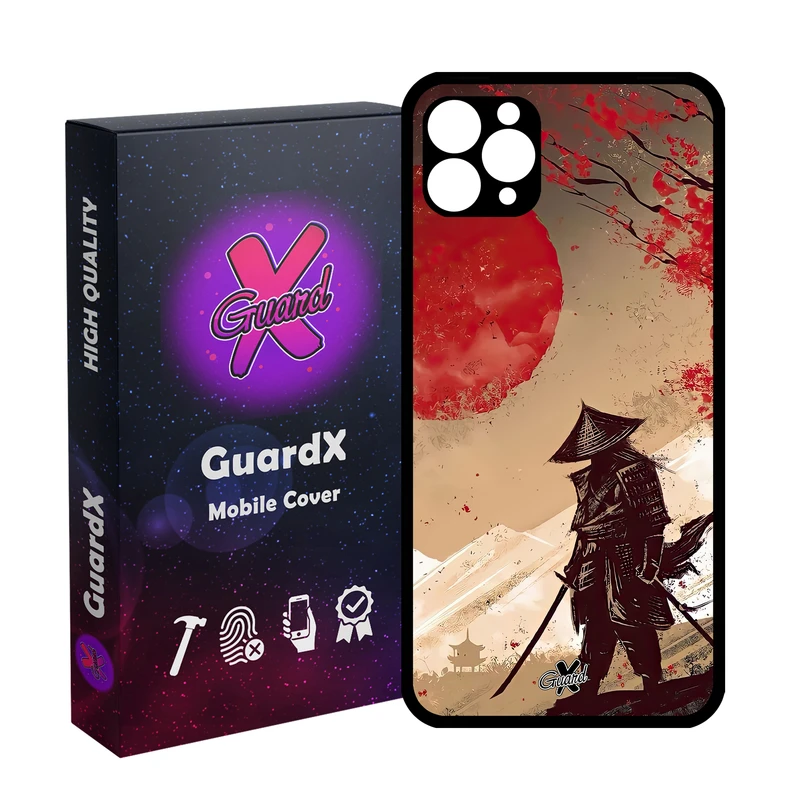 کاور گارد ایکس طرح سامورایی مدل Glass10606 مناسب برای گوشی موبایل اپل iPhone 11 Pro Max