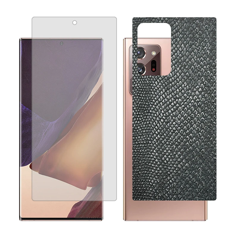 محافظ صفحه نمایش مات گلس مدل together مناسب برای گوشی موبایل سامسونگ Galaxy Note20 Ultra 5G  به همراه برچسب پوششی پشت گوشی