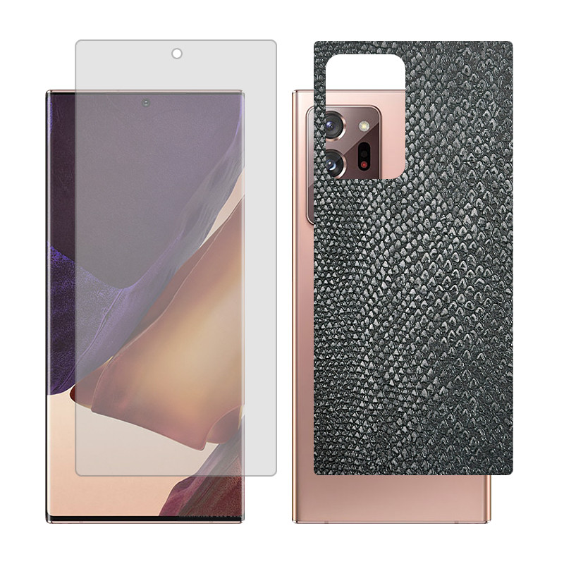 محافظ صفحه نمایش مات گلس مدل together مناسب برای گوشی موبایل سامسونگ Galaxy Note20 Ultra 5G  به همراه برچسب پوششی پشت گوشی