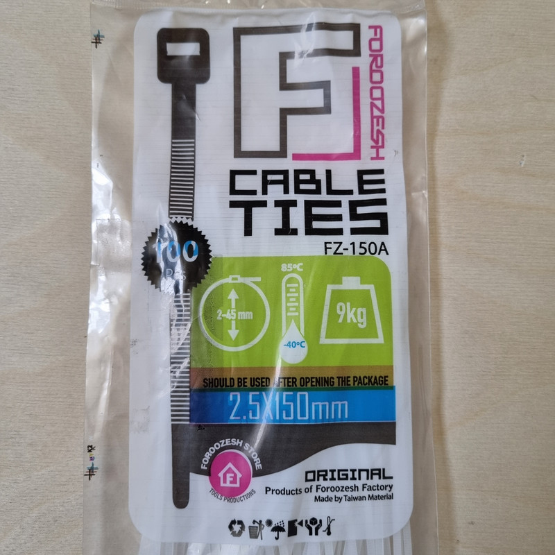 بست کمربندی فروزش مدل F15 بسته 1000 عددی