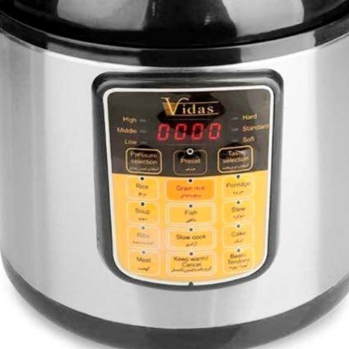 زودپز ویداس مدل VIR_5409 BW گنجایش 6 لیتر