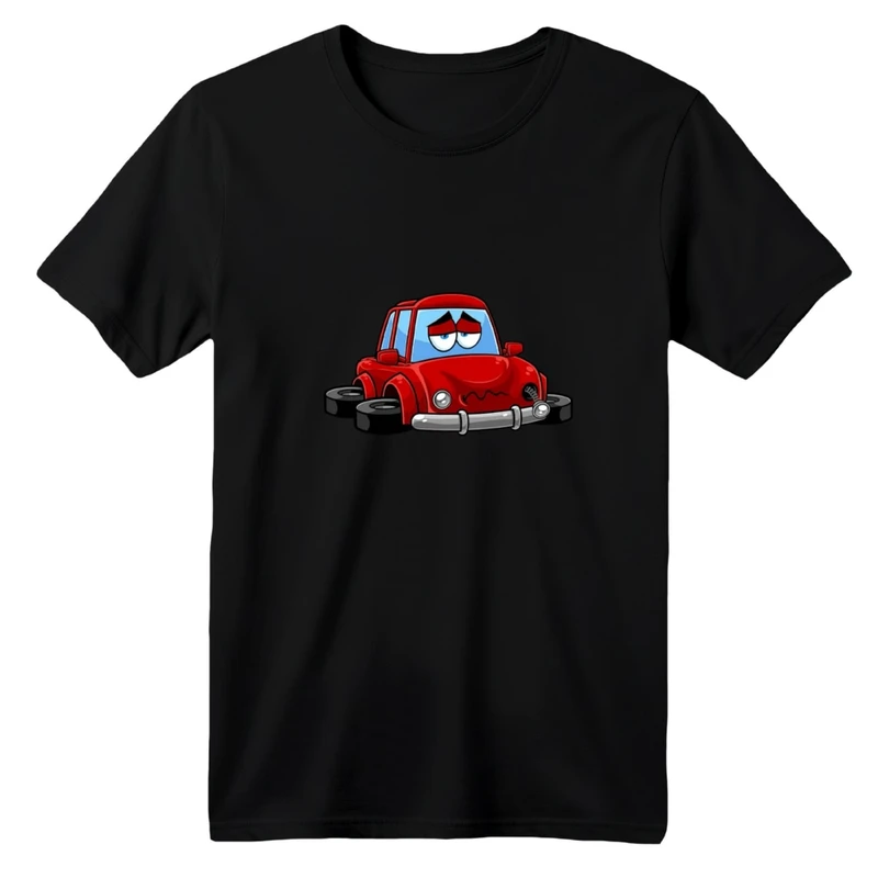 تی شرت آستین کوتاه بچگانه مدل ماشین ها کد 05