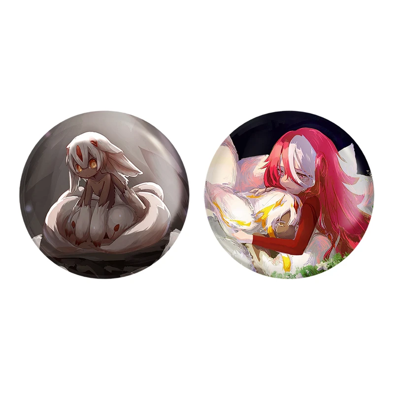 پیکسل خندالو مدل فاپوتا و ووکو و فیوپا انیمه ساخته شده در پرتگاه Made in Abyss کد 2212822123 مجموعه 2 عددی