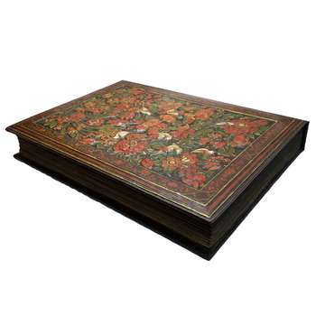 جعبه جواهرات طرح کتاب پاپیه ماشه کد JK3L2