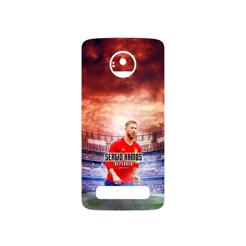 برچسب پوششی ماهوت مدل Sergio Ramos مناسب برای گوشی موبایل موتورولا Moto Z Play