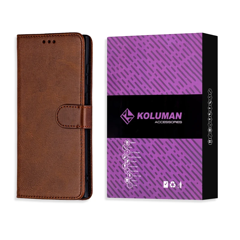 کیف کلاسوری کلومن مدل LEATHERN مناسب برای گوشی موبایل سامسونگ GALAXY A6 PLUS