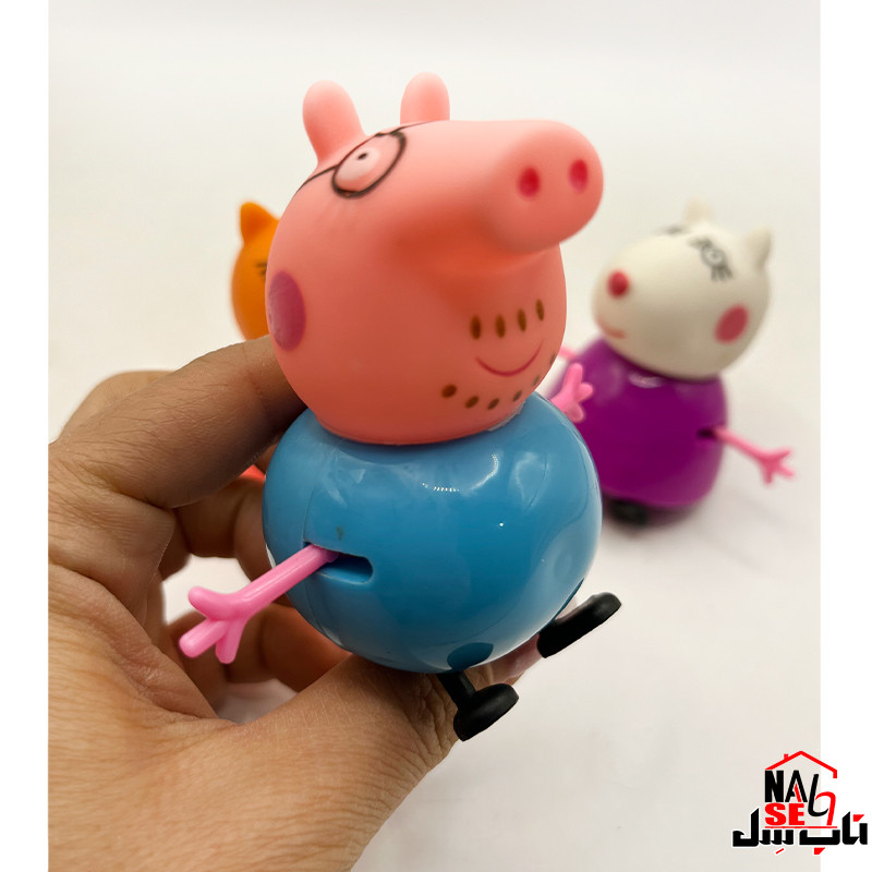 فیگور ناب سل مدل Peppa Pig کد FI11110 مجموعه 3 عددی