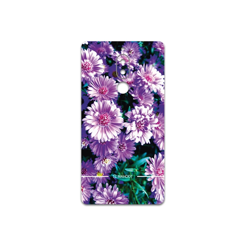 برچسب پوششی ماهوت مدل Purple-Flower مناسب برای گوشی موبایل هیوندای Seoul Mix