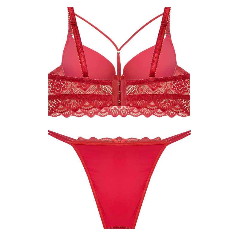 ست شورت و سوتین زنانه مدل پوش آپ هارنس دار کد 686003st