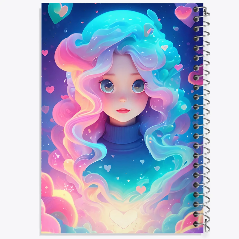 دفتر ژورنال نویسی 50 برگ خندالو مدل نقطه ای طرح دخنرانه کد N1907