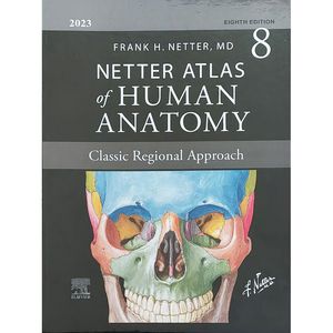 کتاب 2023 Atlas of Human Anatomy Netter 8th Edition اثر دکتر فرانک نتر انتشارات اندیشه رفیع