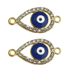 آویز دستبند طرح چشم  و نظر اشک مدل AD394 بسته دو عددی