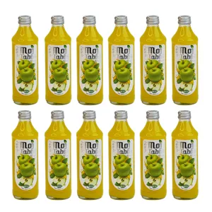 نوشیدنی سیب سبز مجتبی - 330 میلی لیتر بسته 12 عددی