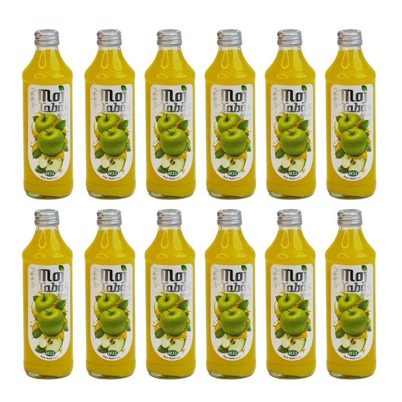 نوشیدنی سیب سبز مجتبی - 330 میلی لیتر بسته 12 عددی