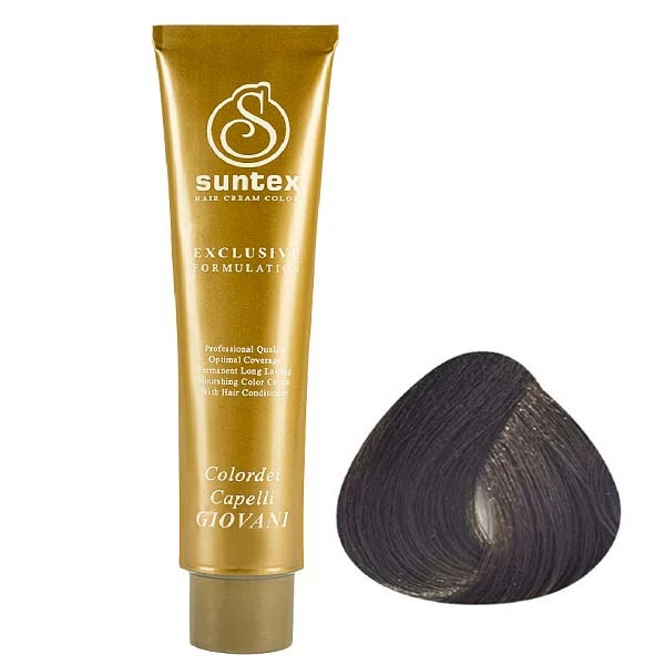 رنگ مو سانتکس شماره 5.2 مدل 2023 حجم 120 میلی لیتر رنگ قهوه ای زیتونی روشن