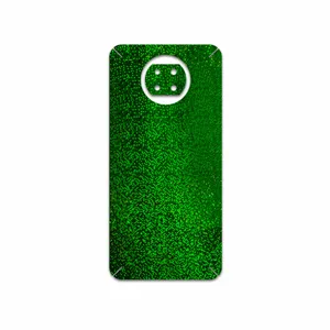 MAHOOT Green-Holographic Cover Sticker for Xiaomi Redmi Note 9T