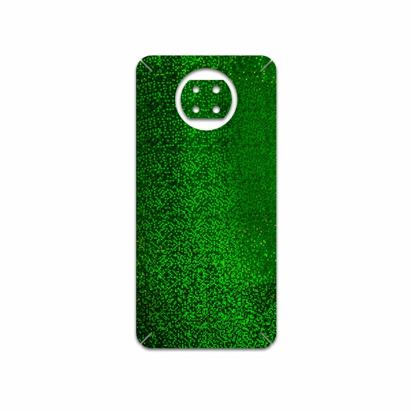برچسب پوششی ماهوت مدل Green-Holographic مناسب برای گوشی موبایل شیائومی Redmi Note 9T