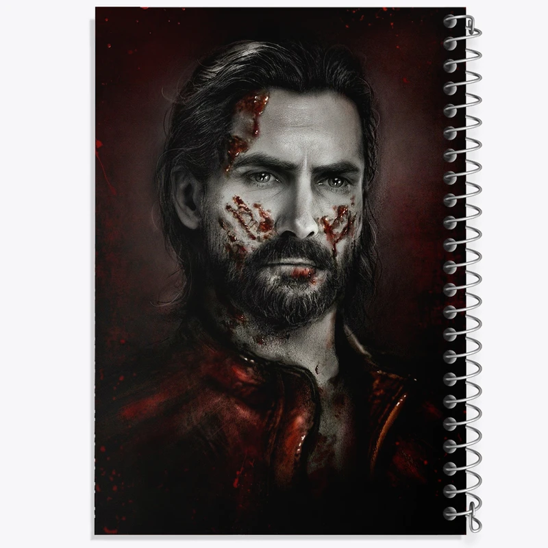 دفتر نقاشی 50 برگ خندالو طرح بازی آلن ویک (Alan Wake) کد 31321