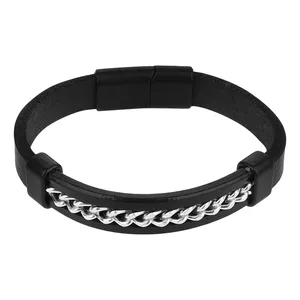 دستبند مردانه مدل Deri 906