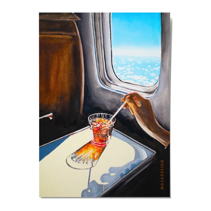 کارت پستال ماسا دیزاین طرح چای مدل POSH010