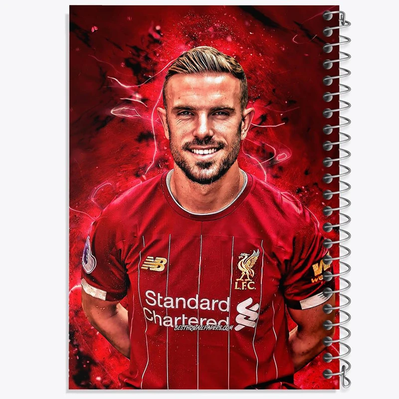 دفتر مشق 100 برگ خندالو طرح جردن هندرسون Jordan Henderson کد 28912