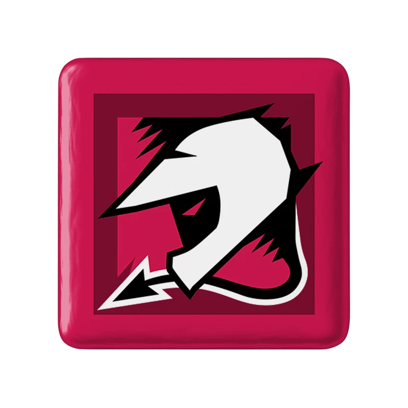 مگنت خندالو طرح mozzie  بازی رینبو سیکس سیج  مدل مربعی کد 30326