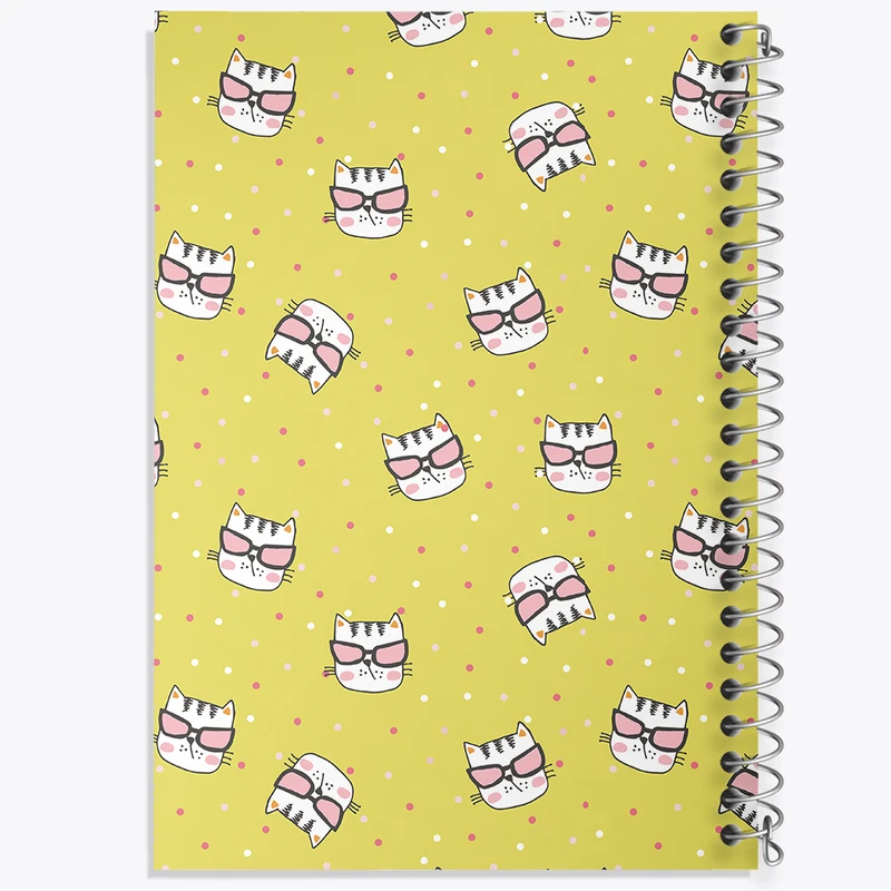 دفتر نقاشی 50 برگ خندالو طرح گربه (Cat) کد N805