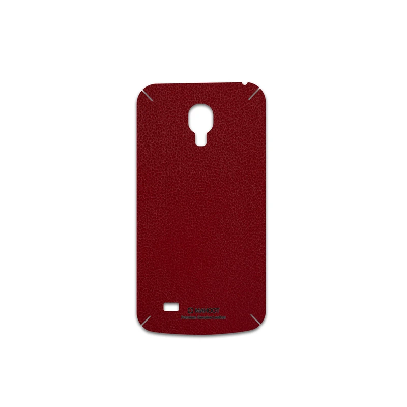 برچسب پوششی ماهوت مدل Red-Leather مناسب برای گوشی موبایل سامسونگ Galaxy S4 mini