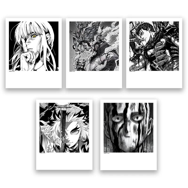 آویز تزیینی عرش مدل انیمه کد Asa494 مجموعه پنچ عددی