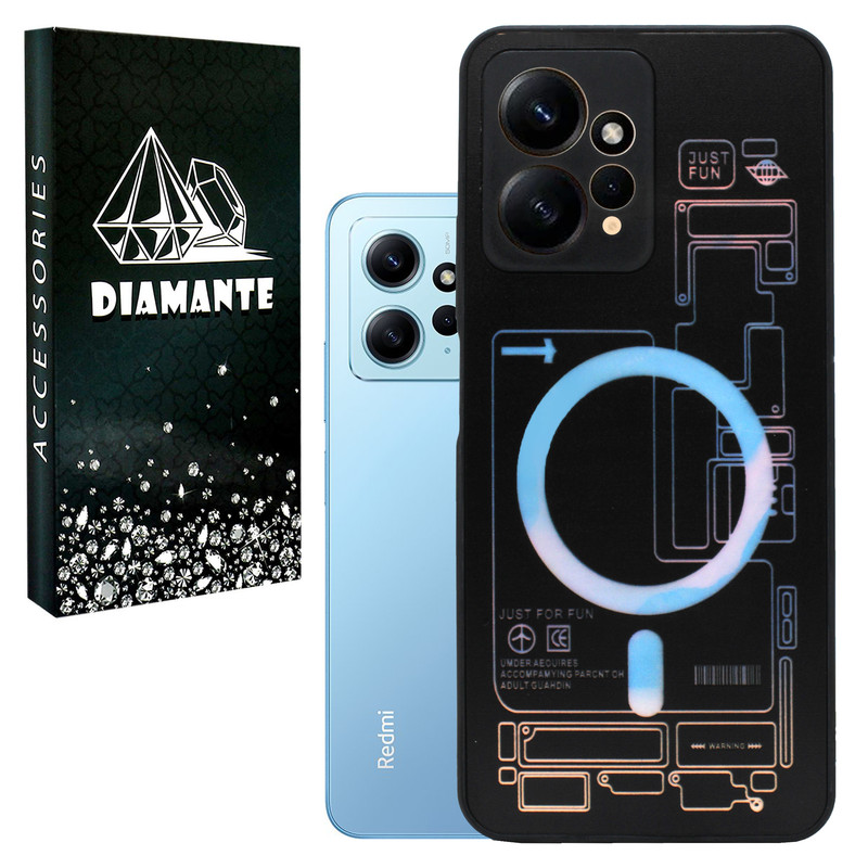 کاور دیامانته مدل Holog Bk مناسب برای گوشی موبایل شیائومی Redmi Note 12 4G