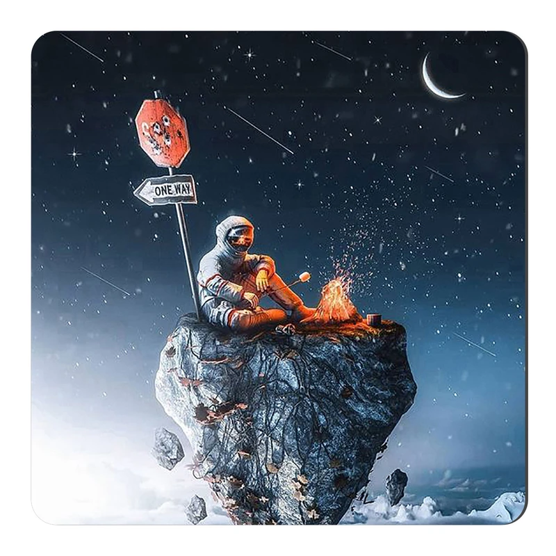 مگنت طرح فضانورد و ستارگان و ماه کد wmg3804 