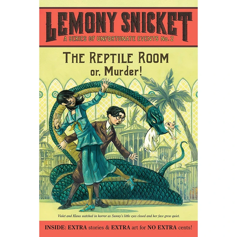 کتاب The Reptile Room اثر Lemony Snicket and Brett Helquist and Michael Kupperman انتشارات HarperCollins