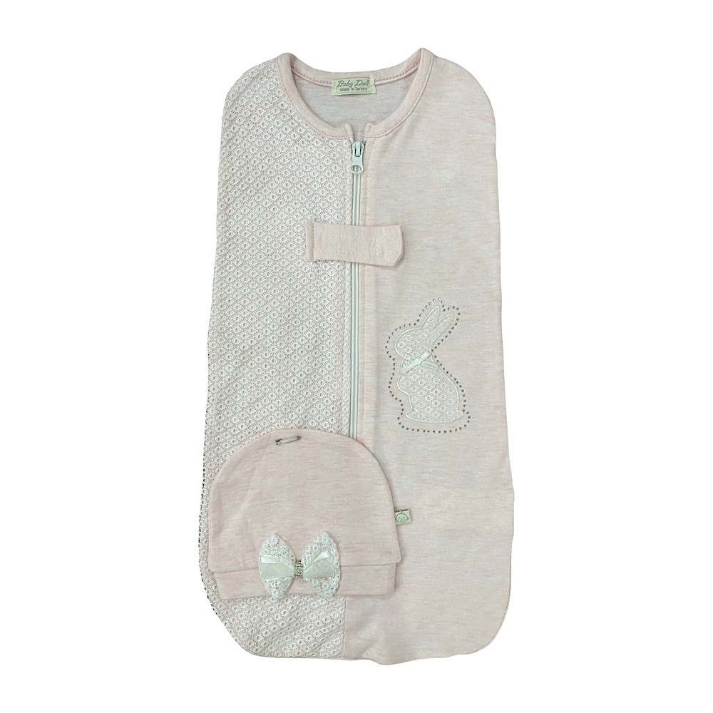 قنداق فرنگی مدل خرگوش کد 345 به همراه کلاه