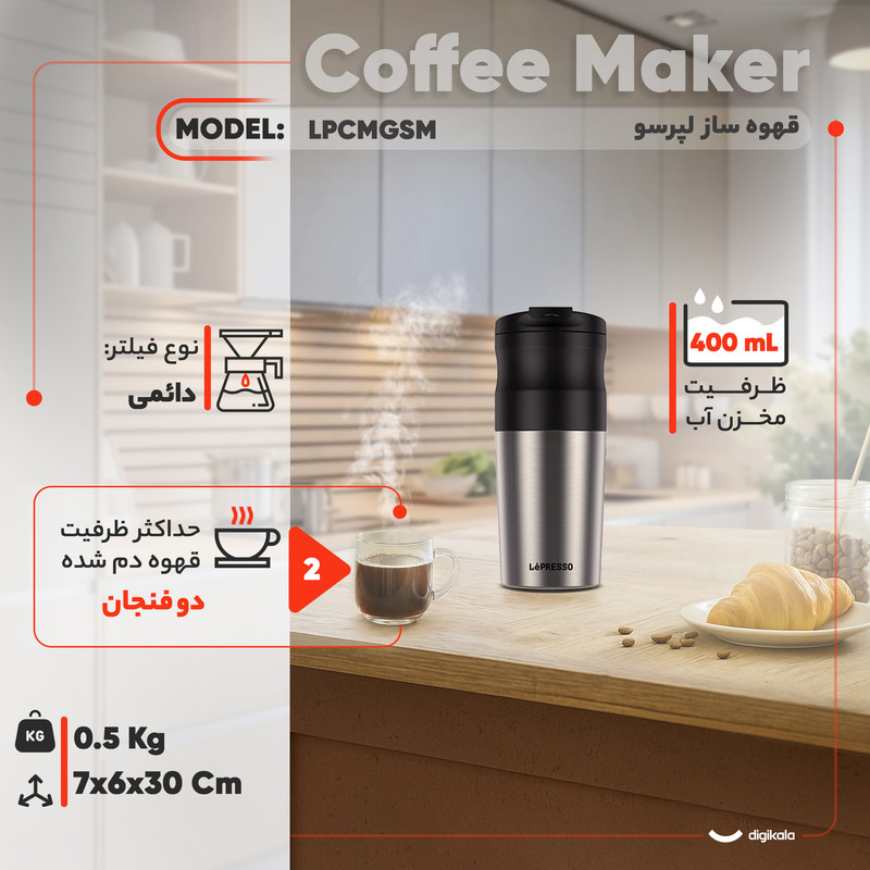 قهوه‌ساز لپرسو مدل  LPCMGSM