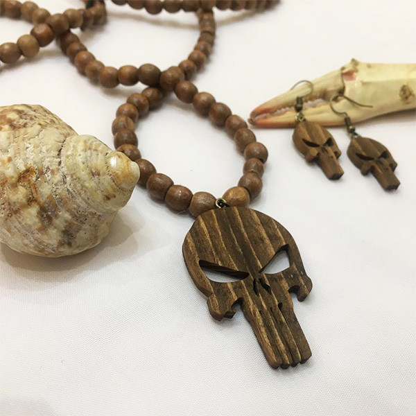 نیم ست زنانه طرح جمجمه کد 227 نیم ست زنانه طرح جمجمه کد 227