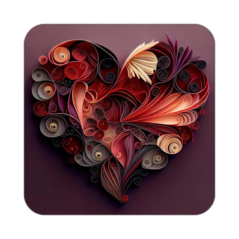 زیر لیوانی کاکتی مدل عاشقانه کد mp13083