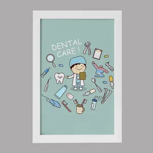 تابلو کودک خندالو مدل دندان و دندان پزشکی کودکانه کد 36691