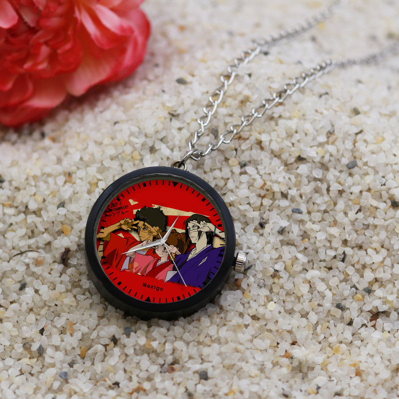 ساعت گردنبندی عقربه ای ناکسیگو مدل سامورایی چامپلو کد NF13489