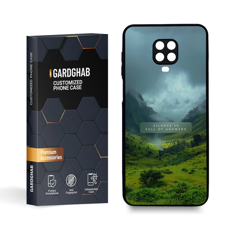  کاور گارد قاب مدل گل مناسب برای گوشی موبایل شیائومی Redmi Note 9s/Note 9 Pro
