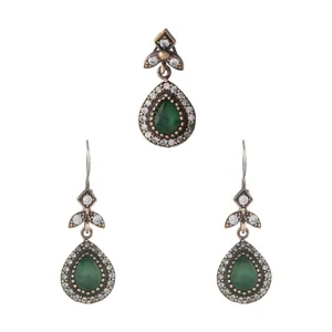 نیم ست نقره زنانه مدل عثمانی کد 1477