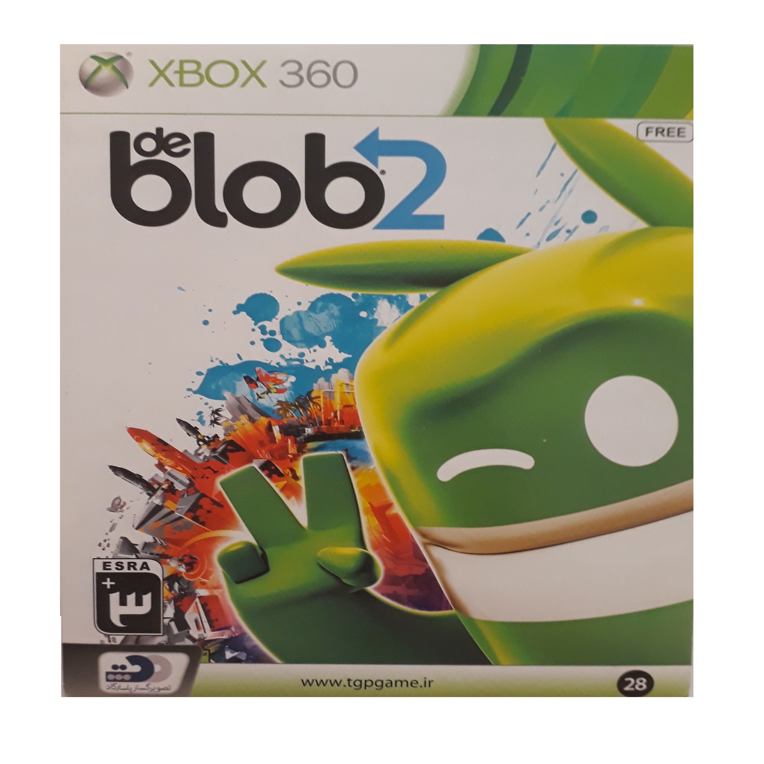 بازی de blob 2 مخصوص xbox 360