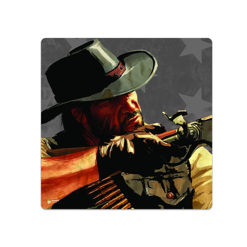 ماوس پد هومرو مدل NX436 طرح بازی Red Dead Redemption سایز 40x40 سانتی‌متر