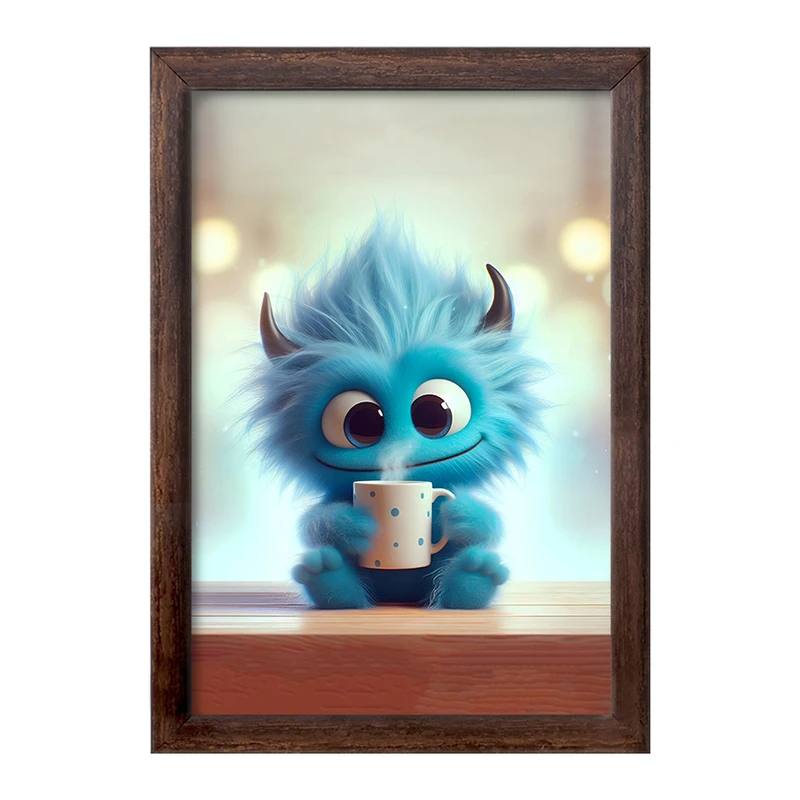 تابلو خندالو طرح هیولای بامزه کد F5705