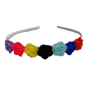 تل مو دخترانه مدل گلها کد 02