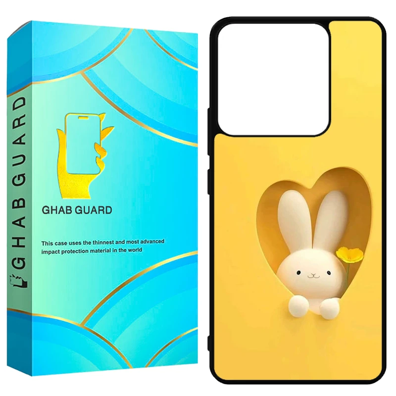 کاور قاب گارد طرح خرگوش مدل GN14 مناسب برای گوشی موبایل شیائومی Redmi Note 14 5G