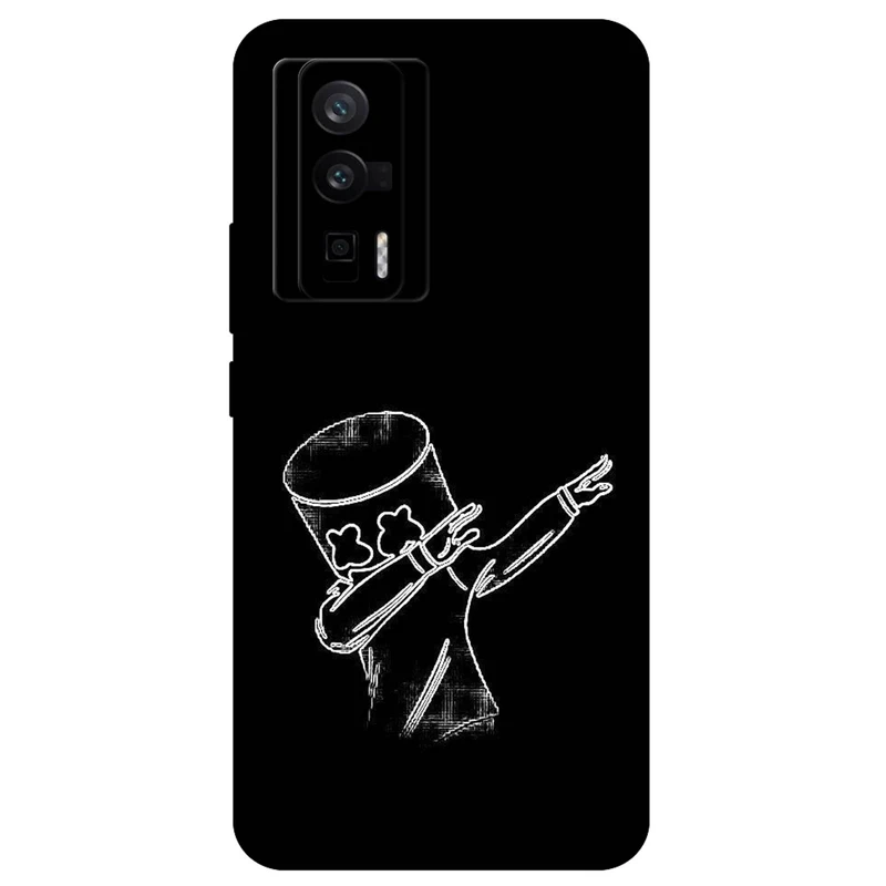 کاور مگافون طرح مارشملو مدل 1840 مناسب برای گوشی موبایل شیائومی Poco F5 Pro